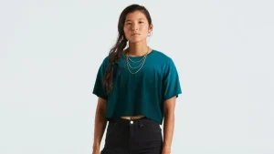 Women Specialized Women's Casual Wear·Shirts>Women's Short Sleeve Crop T-Shirt